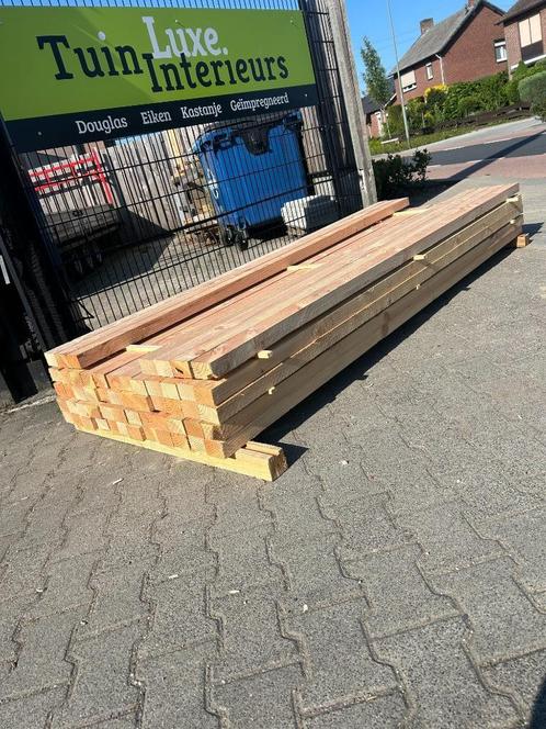 Douglas fijn bezaagd 50x70   5x7  keper, Tuin en Terras, Palen, Balken en Planken, Nieuw, Balken, 250 cm of meer, Ophalen of Verzenden