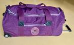 Kipling reistas met wielen, Uitschuifbare handgreep, 30 cm of meer, Paars, Ophalen of Verzenden