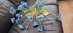 🦋5mooie blauwe papavers ongebruikt zijde 56cm lang 🦋, Ophalen of Verzenden, Nieuw