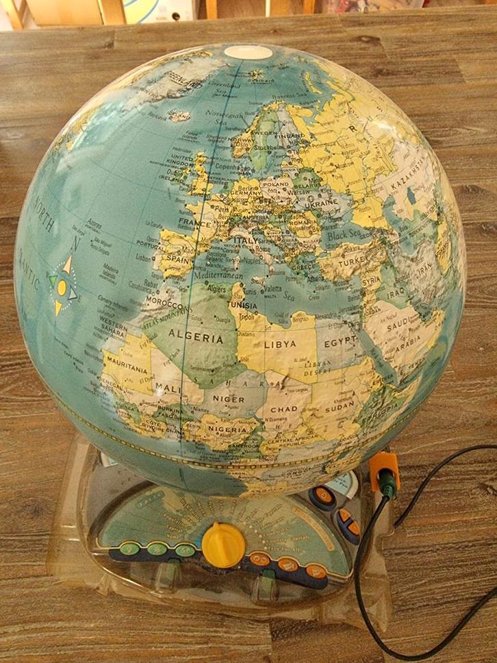 Interactieve Globe, Kinderen en Baby's, Speelgoed | Educatief en Creatief, Gebruikt, Ontdekken, Met geluid, Ophalen of Verzenden