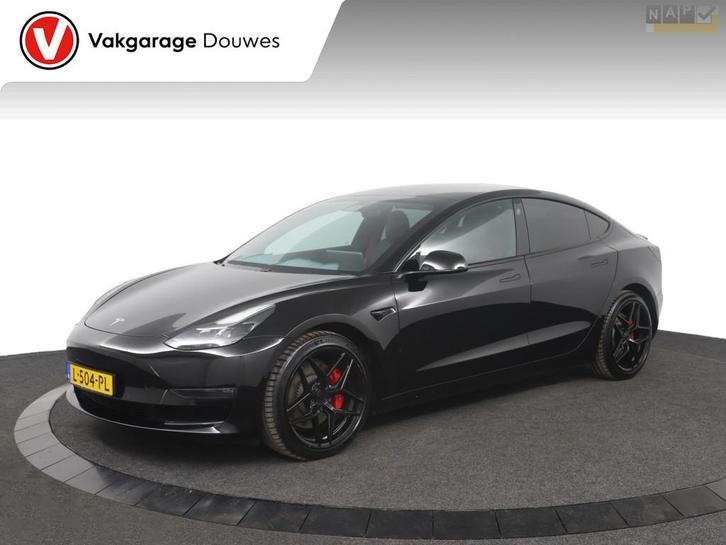 Tesla Model 3 Performance AWD 75 kWh |NAP |1e eigenaar | Cus, Auto's, Tesla, Bedrijf, Te koop, Model 3, 4x4, ABS, Airbags, Airconditioning