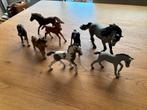 Schleich paarden,pony's  en veulen 8 stuks, Ophalen of Verzenden, Zo goed als nieuw, Paard, Beeldje of Figuurtje