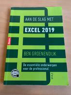 Aan de slag met Excel 2019, 4e druk, Boeken, Studieboeken en Cursussen, Ophalen of Verzenden, Zo goed als nieuw, Ben Groenendijk