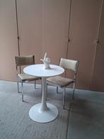 Vier midcentury stoelen Gispen jaren 70 seventies design, Huis en Inrichting, Stoelen, Ophalen, Gebruikt, Metaal, Vier