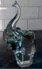 Glazen Olifant 20cm vintage, Antiek en Kunst, Antiek | Glas en Kristal, Ophalen