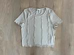 Beige kort/ cropped shirtje van Only, mt S (zgan), Only, Beige, Ophalen of Verzenden, Zo goed als nieuw