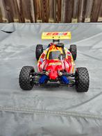 Te koop mooie nitro buggy, Auto offroad, Ophalen of Verzenden, Zo goed als nieuw, Schaal 1:8