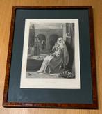 John Callcott Horsley - The Novice Britse staalgravure 1867, Ophalen of Verzenden