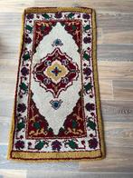 Vintage Smyrna Tafelkleed, jaren 60/70, Ophalen, Gebruikt, 100 tot 150 cm, Wit