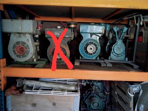 Bernard motoren W10 , W110 , W610 , met en zonder koppeling, Doe-het-zelf en Verbouw, Motoren, Zo goed als nieuw, Ophalen