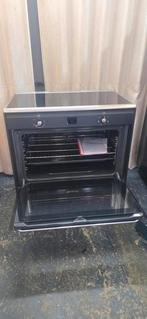 Inductiefornuis Smeg matzwart 90 cm, Ophalen, Magnetron, 60 cm of meer, Energieklasse A of zuiniger