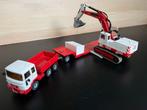 Siku MAN dieplader met dragline (4012) in zeer goede staat, Ophalen of Verzenden, Zo goed als nieuw, Bus of Vrachtwagen, SIKU