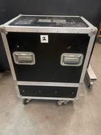 STOLPCASE / SPEAKER FLIGHTCASE 58x43cm 19+47cm hoog Wheels, Muziek en Instrumenten, Ophalen, Gebruikt, Overige instrumenten, Flightcase