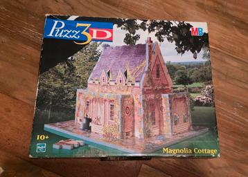 TEAB 3D puzzel Magnolia cottage 256 stukjes, gebruikte staat beschikbaar voor biedingen