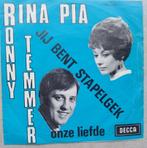 RONNY TEMMER & RINA PIA: "Jij bent stapelgek"/R. TEMMER-SET!, Ophalen of Verzenden, Zo goed als nieuw, Overige formaten, Levenslied of Smartlap