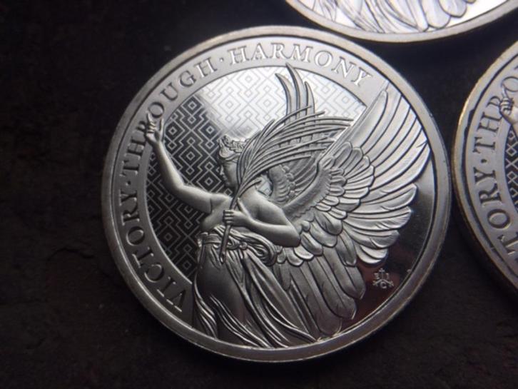 2021 St. Helena - Victory - 1 oz reverse proof silver, Postzegels en Munten, Edelmetalen en Baren, Zilver, Ophalen of Verzenden