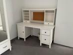 Wit bureau IKEA HEMNES met opzetstuk, Huis en Inrichting, Ophalen, Gebruikt
