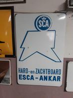 Esca ankar hard en zachtboard Sca emaillebord, Antiek en Kunst, Antiek | Emaille, Ophalen of Verzenden