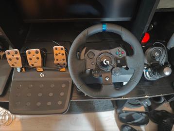 logitech g g923 racestuur set  beschikbaar voor biedingen