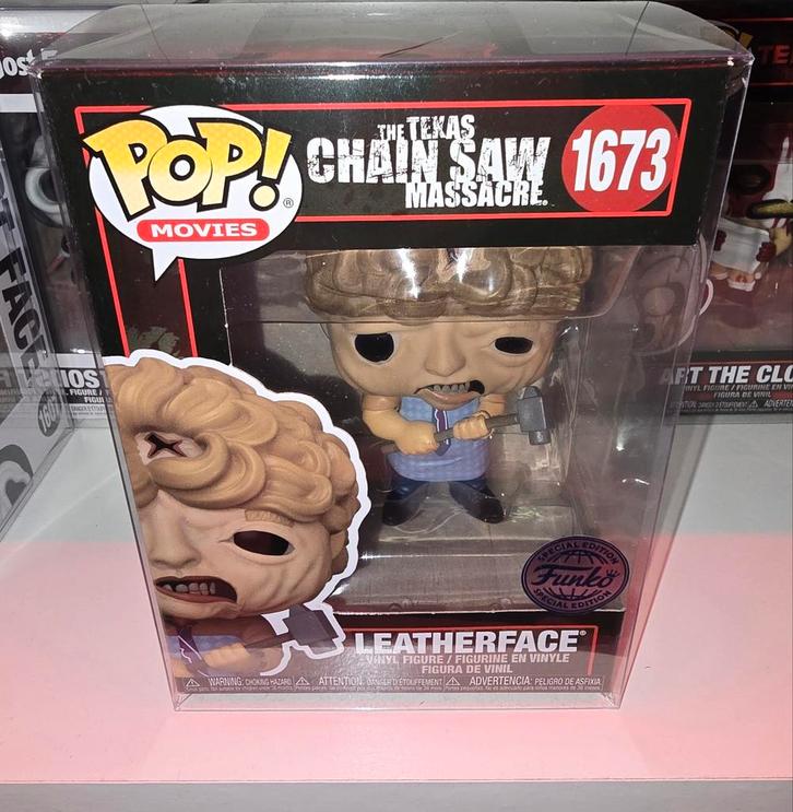 Funko Pop! 1673 Leatherface (The Texas Chain Saw) SE, Verzamelen, Poppetjes en Figuurtjes, Nieuw, Ophalen of Verzenden