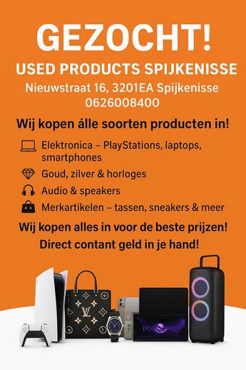 Used Products Spijkenisse - Wij Kopen Alles! beschikbaar voor biedingen