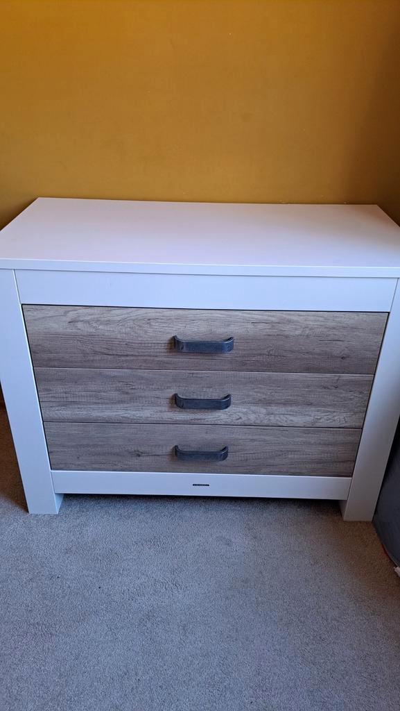 Commode met 3 laden - Kidsmill, Huis en Inrichting, Kasten | Ladekasten, Zo goed als nieuw, Minder dan 100 cm, 100 tot 150 cm