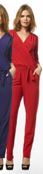 LADRESS jumpsuit rood maat XXS origineel viscose, Kleding | Dames, Jumpsuits, Verzenden, Nieuw, Rood, Maat 34 (XS) of kleiner