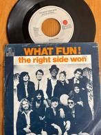 What Fun! - The Right Side Won 7" Single, Cd's en Dvd's, Gebruikt, 7 inch, Single, Ophalen of Verzenden