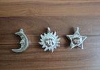 Zon / Maan hangertjes  - inclusief verzendkosten, Sieraden, Tassen en Uiterlijk, Kettinghangers, Overige materialen, Overige voorstellingen