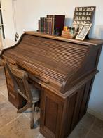 Antiek rolluik bureau incl stoel, Ophalen