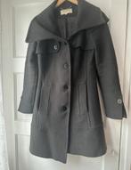 Vintage taupe grijsbruin wollen winterjas Karen Millen S 36, Karen Millen, Ophalen of Verzenden, Zo goed als nieuw, Overige kleuren