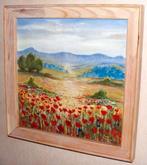 Mooie bloemen olieverf schilderij Door mij gemaakt, dus echt, Verzenden