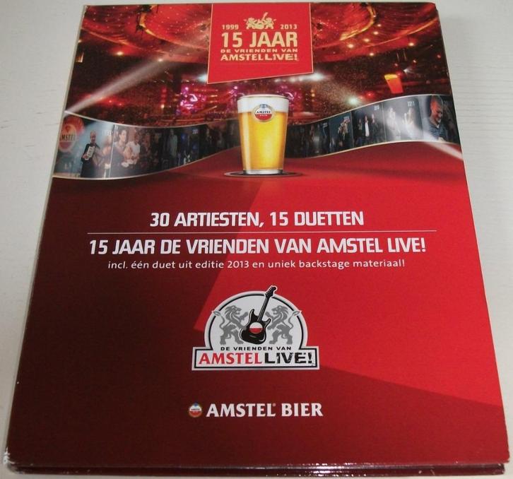 Dvd *** 15 JAAR VRIENDEN VAN AMSTEL LIVE! *** 1999 - 2013, Cd's en Dvd's, Dvd's | Muziek en Concerten, Zo goed als nieuw, Muziek en Concerten