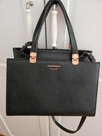 Hand/schoudertas leer zwart Emporio Armani, Sieraden, Tassen en Uiterlijk, Tassen | Damestassen, Verzenden, Nieuw, Zwart, Handtas