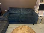 Mooie blauwe 2-zits bank, Huis en Inrichting, Ophalen, Gebruikt, 150 tot 200 cm, Tweepersoons