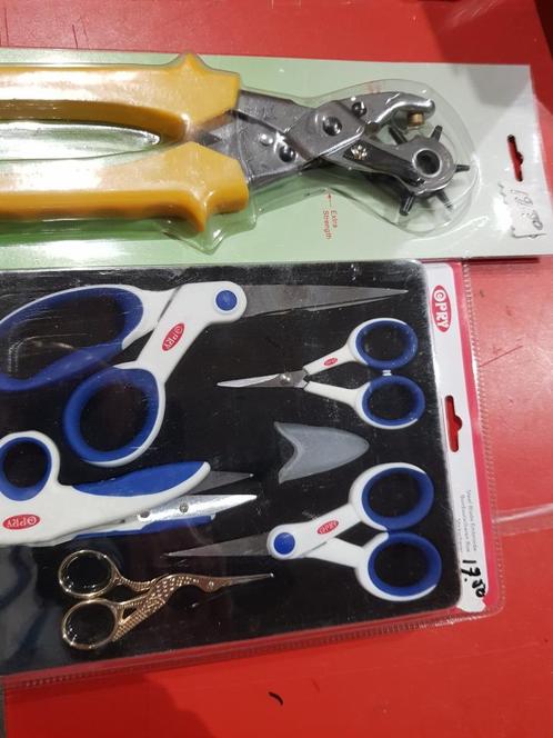 Nu deze luxe scharenset en gaatjes tang van Opry, Hobby en Vrije tijd, Naaien en Fournituren, Nieuw, Overige typen, Ophalen of Verzenden