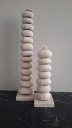 Set beige echte zeeegels op voet vakkenkast, Nieuw, Ophalen of Verzenden, X, X