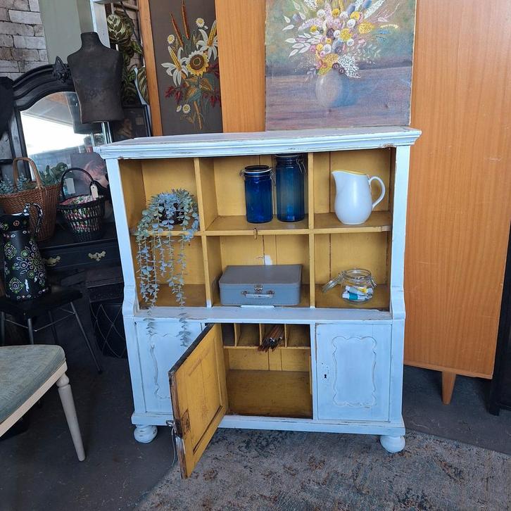 Unieke Vakkenkast, Antiek en Kunst, Curiosa en Brocante, Ophalen