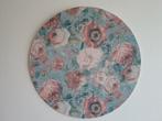 gebloemd rond wandpaneel - Handmade, Ophalen, Zo goed als nieuw