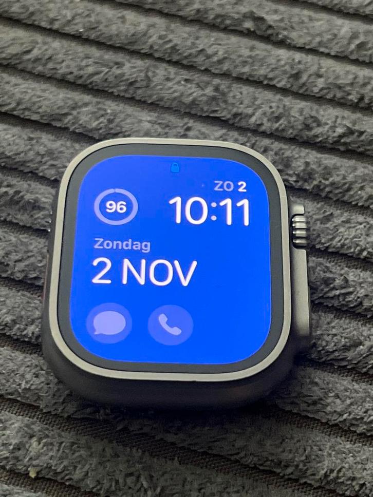 Apple Watch Ultra 2, Sieraden, Tassen en Uiterlijk, Smartwatches, Zo goed als nieuw, iOS, Afstand, Calorieverbanding, Conditie