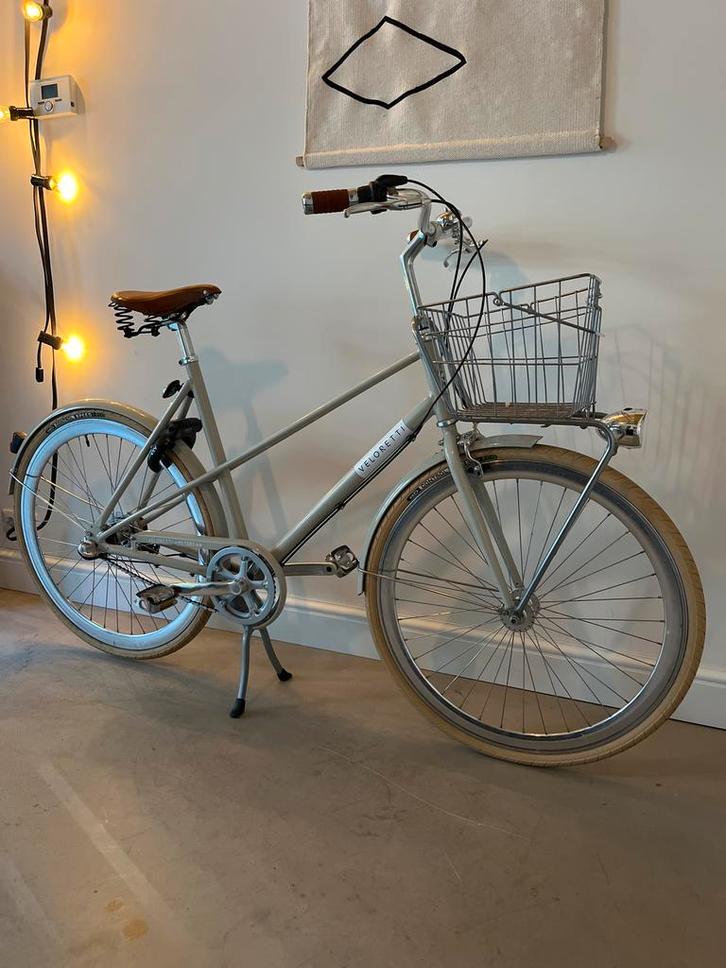 Veloretti Damesfiets Cafèracer Pebble grey 55cm, Fietsen en Brommers, Fietsen | Dames | Damesfietsen, Gebruikt, Overige merken