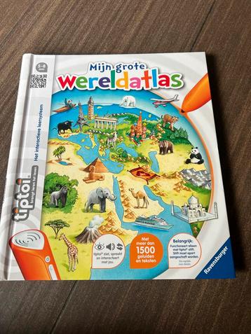 Tiptoi Mijn Grote Wereldatlas - Nieuwstaat! beschikbaar voor biedingen