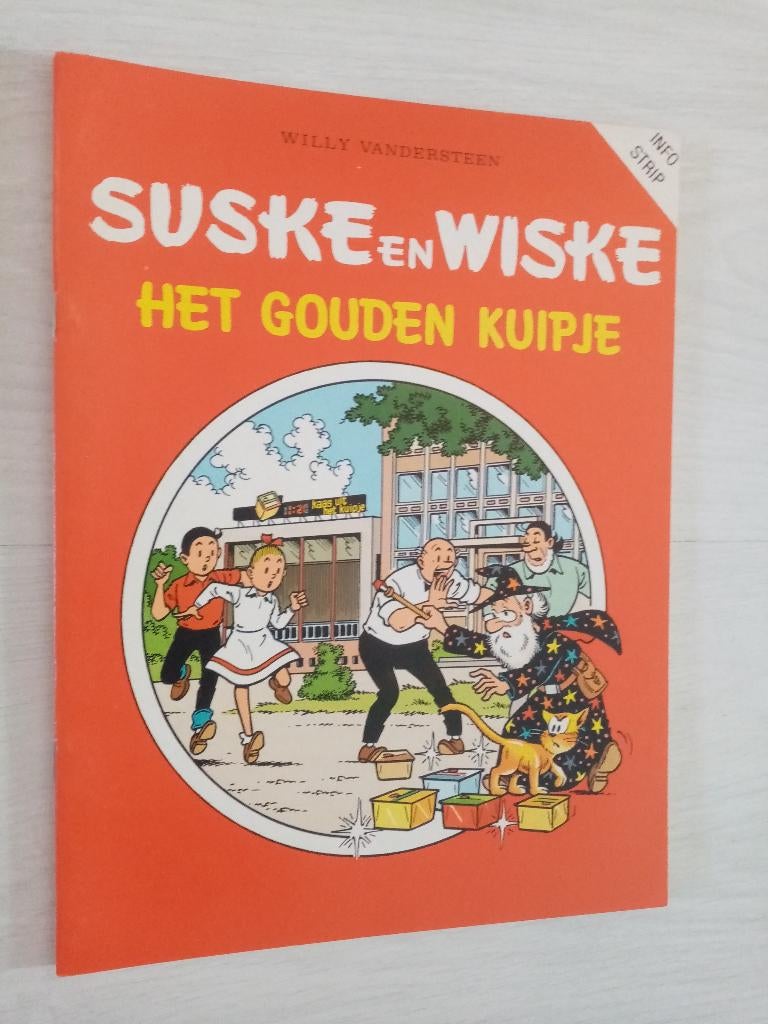 Suske en Wiske info strip Eru, Boeken, Stripboeken, Gelezen, Willy Vandersteen, Eén stripboek, Ophalen of Verzenden