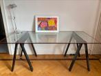 Mooi glazen bureau, Huis en Inrichting, Bureaus, Ophalen of Verzenden, Zo goed als nieuw