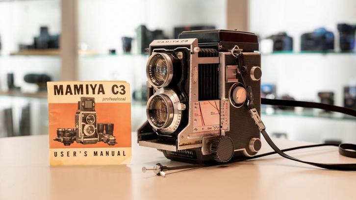 Mamiya C3 + sekor 105mm F3.5 (Foto-Groep Doorn), Audio, Tv en Foto, Videocamera's Analoog, Camera, Overige soorten, Ophalen of Verzenden