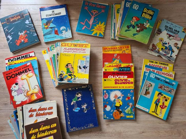 Diverse oude stripboeken, Boeken, Stripboeken, Gelezen, Meerdere stripboeken, Ophalen of Verzenden