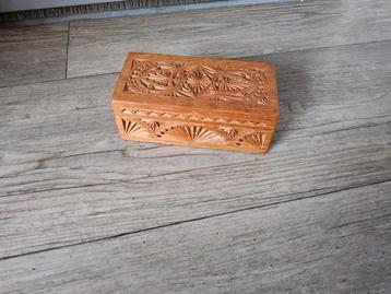 Doosje, lepelkistje, Fries Houtsnijwerk, G.v.d.Werfk, 15 eu beschikbaar voor biedingen