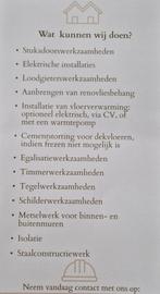 Aannemers, Overige vormen