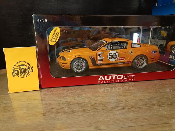 1:18 Ford Mustang FR500C #55, Hobby en Vrije tijd, Modelauto's | 1:18, Nieuw, Auto, Overige merken, Ophalen of Verzenden