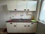 Retro bruynzeel keukentje, Huis en Inrichting, Keuken | Complete keukens, Ophalen, Gebruikt, Wit, Enkelwandige keuken